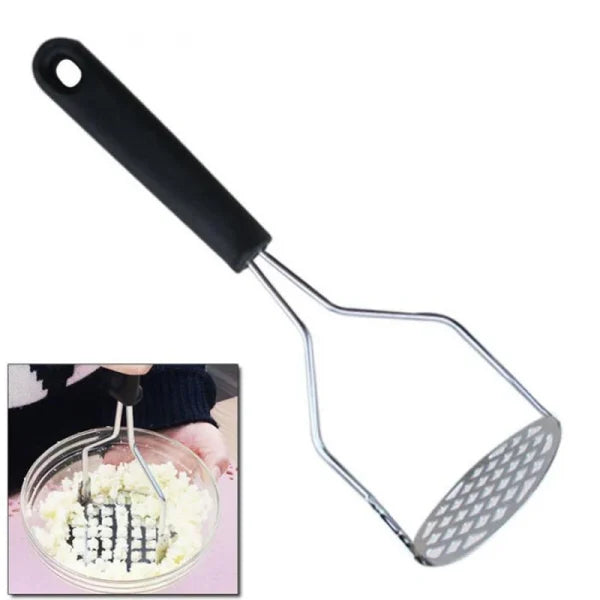 Potato Masher Stainless Steel Manual Kitchen Vegetable Ricer Fruit Banana Egg Crusher Tool