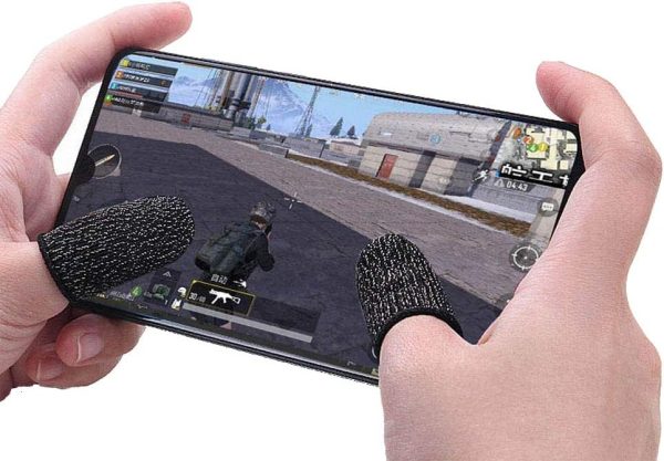 2 Pc Touch Screen Finger Sleeve, Mobile Game Fingering Sleeve, Anti-slip Anti
