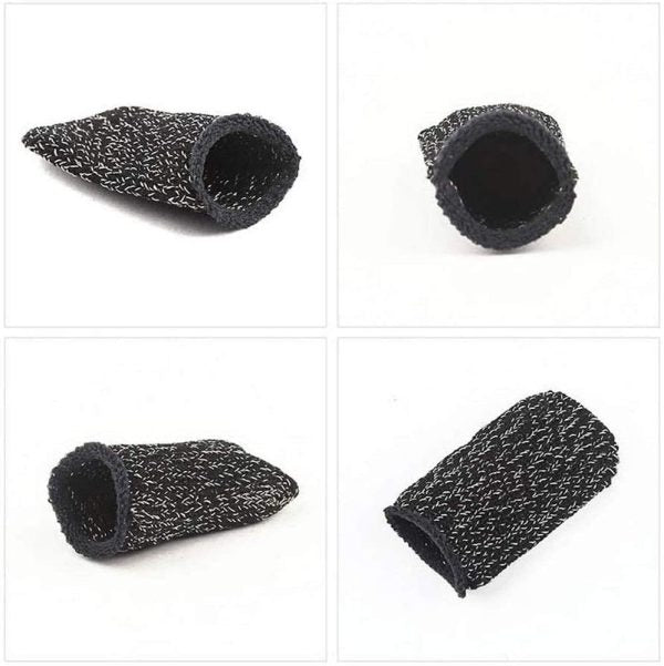 2 Pc Touch Screen Finger Sleeve, Mobile Game Fingering Sleeve, Anti-slip Anti