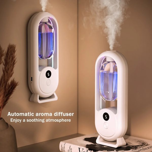 Rechargeable 5-mode Aromatic Diffuser – Timed Essential Oil Air Freshener For Bedroom