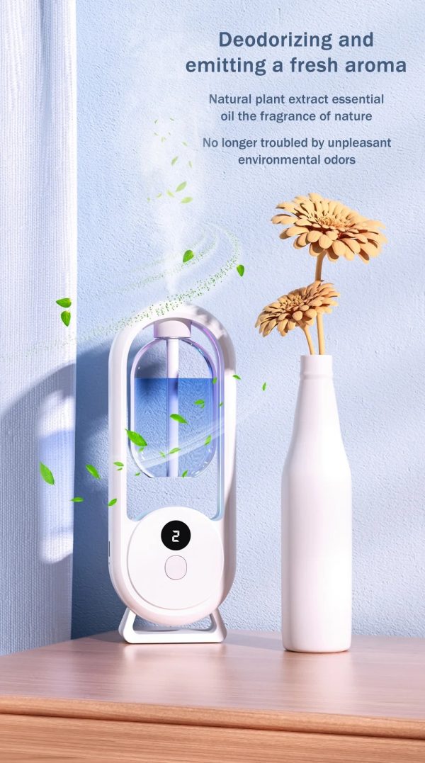 Rechargeable 5-mode Aromatic Diffuser – Timed Essential Oil Air Freshener For Bedroom