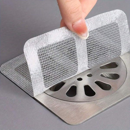 Pack Of 10 – Multifunctional Sticker Drainer Net For Bathroom, Kitchen