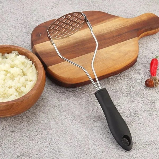 Potato Masher Stainless Steel Manual Kitchen Vegetable Ricer Fruit Banana Egg Crusher Tool