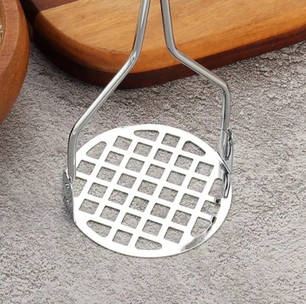 Potato Masher Stainless Steel Manual Kitchen Vegetable Ricer Fruit Banana Egg Crusher Tool